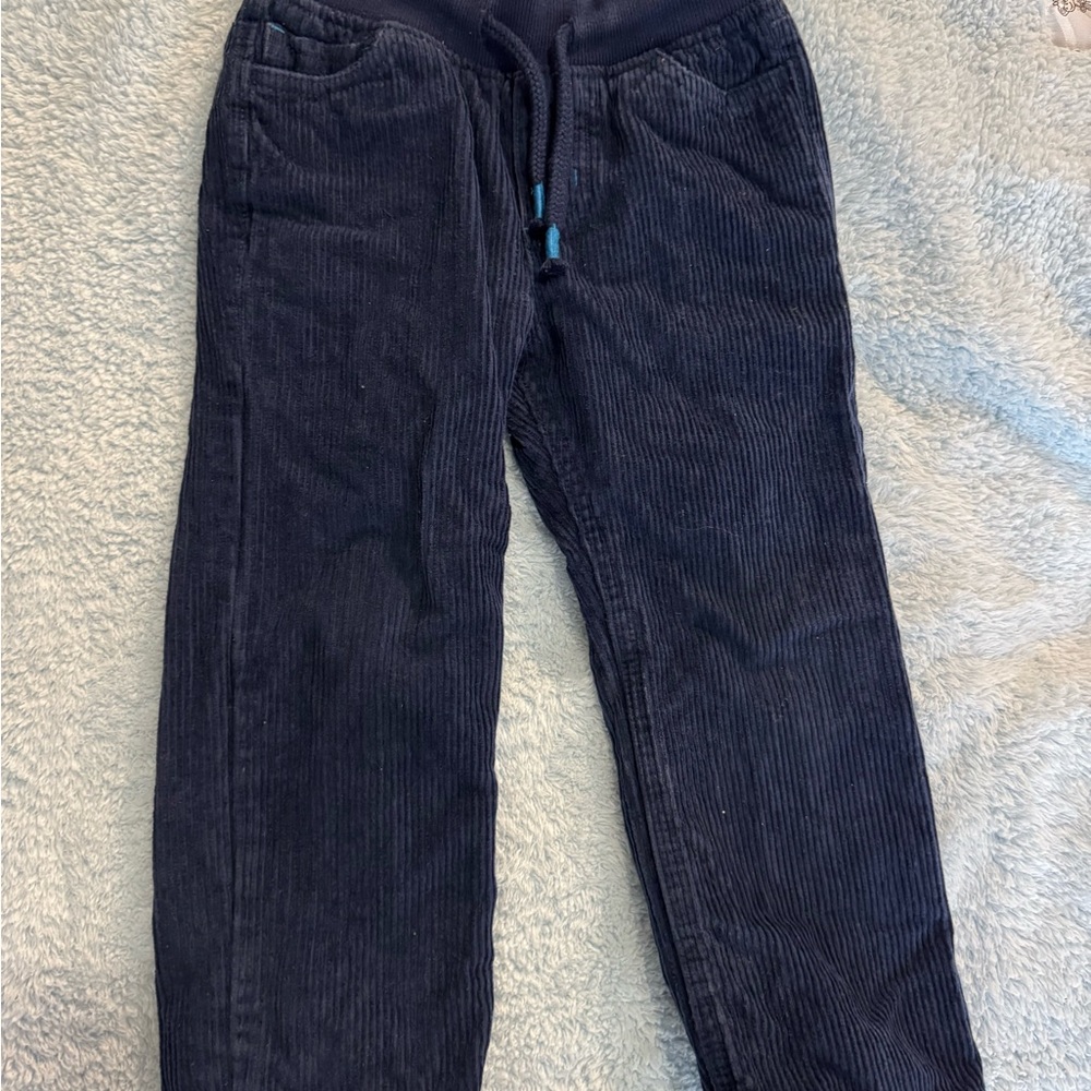 Mini Boden Navy Corduroy Kids Casual Bottoms